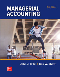 Managerial Accounting (6th Edition) BY John Wild - Epub + Converted pdf